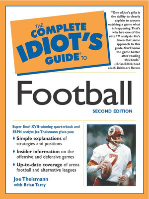 cover image of The Complete Idiot's Guide to Football